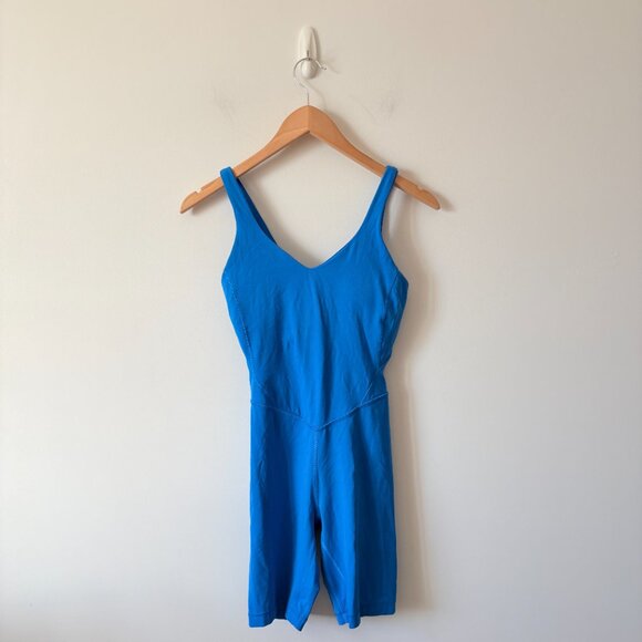 Lululemon Align Onesie 8" Poolside Blue Size 4 - Picture 6 of 8